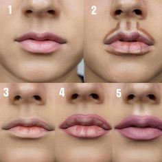 How To Do Contouring, Teknik Makeup, Make Up Diy, Makeup Contouring, Contouring Makeup, Makeup Tip, Lip Makeup Tutorial, How To Do Makeup, Smink Inspiration