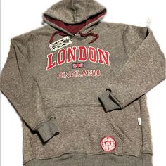 Capital Threads Uk, London Hoodie, Nwt Winter College Top With Drawstring Hood, Winter College Tops With Adjustable Hood, Winter College Top With Adjustable Hood, Thread, Mens Shirts, Man Shop, London, Color