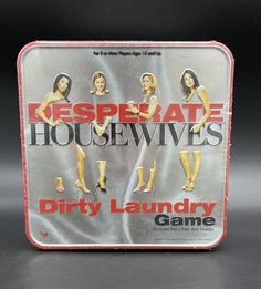 a tin box that has some ladies on it