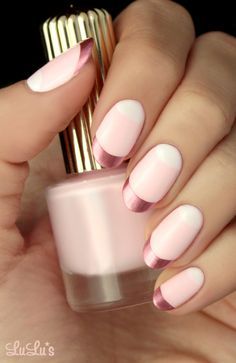 French Manicure Designs, Plain Nails, Her Nails, Super Nails, Nail Art Wedding, Manicures Designs, Fancy Nails, Manicure E Pedicure, Valentine's Day Nails