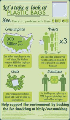 an info sheet describing the benefits of plastic bags