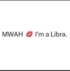 the words, i'm ma library are red lipstick on a white background with black border