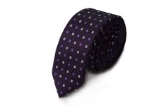 Our jacquard neckties are woven with the best silk in Como, Italy. They are elegant and perfect items for your outfit! Purple Tie, Purple