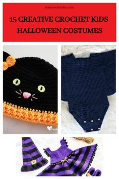 Creative Crochet Kids Halloween Costumes