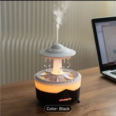 Aroma Diffuser, Humidifier For Large Room. Water Drop Humidifier Rain Lamp, Cloud Night Light, Aromatherapy Humidifier, Humidifier Essential Oils, Air Diffusers, Water Drip, Rain Cloud, Rain Clouds, Air Humidifier