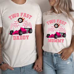 Pink Racecar pit crew birthday family shirt The adult t-shirt is a unisex shirt  hence it will have a looser fit.  The order needs to be made individually Select the size , add to cart and then return to this page and order another one again please check the size chart in the photos section and choose the one that fit best. In case of doubt, choose a size up Please note that it will take 3-7 business days for me to process the order and another 3 to 5 business days to deliver it, so if you need Father's Day Pink T-shirt With Letter Print, Pink Family Matching Crew Neck T-shirt, Family Matching Pink Crew Neck T-shirt, Pink Crew Neck T-shirt For Family Matching, Pink Graphic Print T-shirt For Father's Day, Father's Day Pink Short Sleeve T-shirt, Pink Crew Neck Shirt For Family Matching, Race Birthday, Pit Crew Shirts