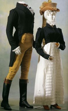 Riding Habit, Period Clothing, Regency Dress, 19th Century Fashion, Frock Coat, Period Outfit