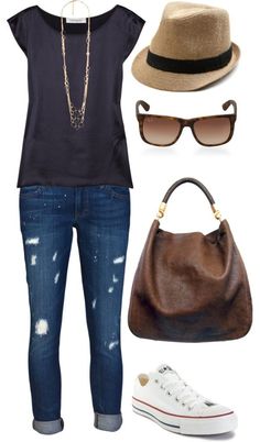 Comfy-Casual. 50 Style, Outfit Trends, Komplette Outfits, Fashion Mode, Looks Style, Outfit Casual, Narnia, Polyvore Outfits