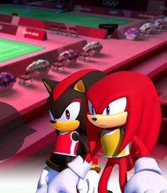 Knuckles X Shadow, Shadow And Knuckles, Sonic Meme, Sonic Images, Sonic Aesthetic