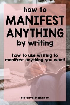 Money Affirmations Manifestation Person, How To Write Manifestations, Writing Manifestation, Manifestation Books, Manifesting Techniques, Manifestation Affirmation, Manifestation Techniques, Manifest Anything