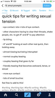 How To Write Romantic Scenes, Writing Romantic Scenes, Sarcasm Dialogue Prompts, Writing Tension Between Characters, Wattpad Scene Ideas, Tension Dialogue Prompts, How To Write Tension Between Characters, Fanfic Plot Ideas, How To Write Romantic Tension