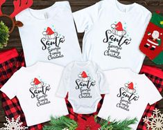 Celebrate the magic of the holiday season with our Family Group Christmas Matching Shirts! These festive shirts are perfect for creating unforgettable memories and picture-perfect moments with your loved ones. Made from soft, comfortable fabric, they are designed to keep you cozy while adding a touch of holiday spirit to your family gatherings. Our matching shirts feature a fun and festive design that everyone will love, making them ideal for holiday parties, family photos, or just lounging around the Christmas tree. Available in a variety of sizes for adults, kids, and even toddlers, these shirts ensure that everyone in the family can join in on the fun. Whether you're planning a cozy Christmas morning or a joyful holiday get-together, these matching shirts are the perfect way to show off Family Matching White Christmas Tops, Family Matching White Tops For Christmas, White Family Matching Christmas T-shirt, Family Matching White Holiday Tops, White Family Matching Holiday Tops, Family Matching White Tops For Holiday, White Family Matching Tops For Holidays, White Custom Print Christmas Tops, White Christmas Tops With Custom Print