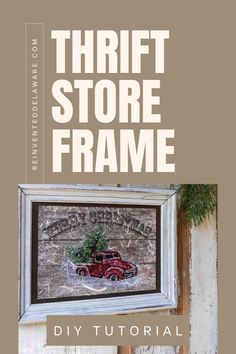 Give thrifted frames new life with these holiday DIY projects. Create budget-friendly Christmas decor that’s easy to make and perfect for seasonal decorating. Head over to my blog for more DIY holiday decor! Frame Christmas Decor, Christmas Decor On A Budget, Thrifted Frames, Thrift Store Flips, Frame Christmas, Unique Holiday Decor