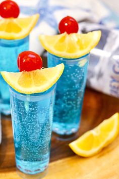 Want an exciting boozy shooter with a sweet, citrusy flavor and a strong boozy kick? Make this Blue Kamikaze Shot and enjoy the fun-colored and flavorful shot! Vodka and Blue Curacao make this vodka shot a great choice for Shark Week and blue themed party shot recipes.