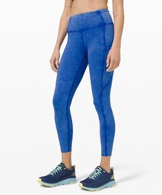 Fast and Free High Rise Tight 25" *Ice Dye | Women's Leggings | lululemon, $138, size 8, Ice Wash Cerulean Blue https://www.lulufanatics.com/item/58106/lululemon-fast-and-free-high-rise-tight-25-ice-dye-ice-wash-cerulean-blue Ice Dye, Cerulean Blue, Ice Dyeing, High Rise Pants, High Rise Leggings, Lululemon Leggings, Cropped Leggings, Women's Leggings