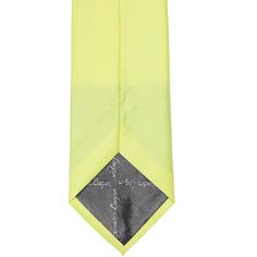 Get ready to be surprised by this lemon lime tie. Its sweet, citrusy color is easier to work into your wardrobe than you think. With a little bit of yellow and a little bit of green in the hue, it looks incredible paired with grays and navy blue. It’s a head-turning color in spring and summer, but we have large quantities in stock to freshen up your group wear, too. Should you ever need to wear this tie more formally, matching pocket squares are sold separately. This is a regular size tie, which Tropical Yellow Tie-side Swimwear, Yellow Summer Ties, Matching Accessories, Pocket Squares, Lemon Lime, Necktie, Satin Finish, Neck Tie, You Think