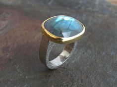 LABRADORITE ORGANIC RING Labradorite Ring, The Test, Jewelry Inspiration, Silver Rings