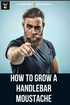 Grow a Handlebar Moustache Well Groomed Beard, Handlebar Mustache, Older Mens Fashion, Beard Styles Short, Beard Wax, Moustache Wax, Santa Beard