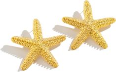 Women's Starfish Earrings Gold Stud Earrings sea star Earrings Jewelry Fashion  | eBay Gold Starfish Charm Jewelry For Party, Elegant Star-shaped Summer Earrings, Gold Elegant Earrings With Starfish Charm, Elegant Summer Star-shaped Earrings, Elegant Star-shaped Earrings For Summer, Elegant Gold Earrings With Starfish Charm, Gold Star Earrings For Summer, Star Shaped Summer Party Earrings, Elegant Summer Starfish Charm Earrings