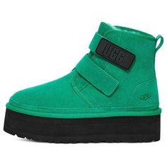 (WMNS) UGG Neumel Platform Chukka 1130554-EDGR (SNKR/Cozy/Casual/Women's/Solid Color) Ugg Neumel Platform, Ugg Neumel, Casual Women, Solid Color, Green, Color