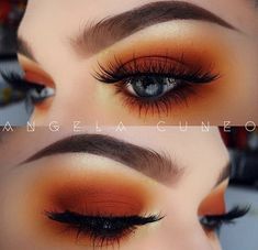 Fall Eyeshadow Looks, Fall Eyeshadow, Fall Eye Makeup, Festival Make Up, Fall Makeup Tutorial, Drag Make-up, Fall Makeup Looks