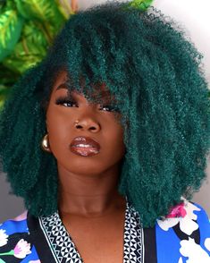 Coloring and styling my hair is like wearing my personality and mood on my head. What you see is what you get🥰🤗🫶🏽 Hair color @asiamnaturally Check out previous reel for the tutorial Save for later Follow @_harrisjanae_ for more #mood #asiam #haircolor #tealhair #afro #washandgo #naturalhair #hairdye #melaninqueen #naturalhairstyles Colorful Hair Black Women, Color Hair Black Women, Styling My Hair, Teal Hair, My Personality, Wash And Go, Colorful Hair, Save For Later, Fashion Color