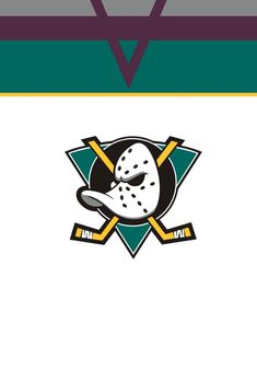 an image of the vancouver hockey team logo on a white and green striped wallpaper