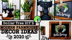 dollar tree diy's modern farmhouse decor ideas