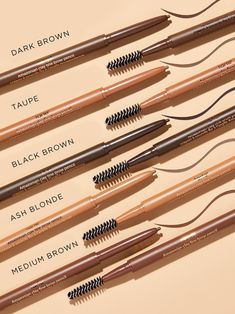 Fill & fluff your arches! Fill In Brows, Sodium Lauryl Sulfate, Brow Pencil, Soybean Oil, Cover Gray, Brow Pencils, Ash Blonde, Medium Brown, Avocado Oil