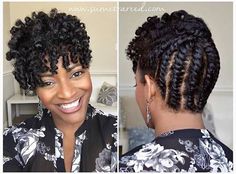 Curly Nikki, Natural Updo, Twist Updo