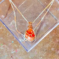 Super Pretty Little Carnelian Gem Stylishly Wrapped In Rose Gold & Silver Toned Wire And Hung On Elegant Mixed Metal Plated Chain To Match The Wire. Measurements In Photos. Personally Handmade & Brand New! This Piece Is Elegantly Minimalistic And Super Easy To Coordinate With Other Jewelry/ Accessories. As Such, It Would Be A Great Fit For Anyone Who Enjoys Styles Such As: Boho, Fairy, Cottagecore, Artisan, Preppy, Classy, Floral, Earthy, Rainbow, Celestial, Goth, Punk, Glam, New Age, Witchy, Re Dainty Carnelian Gemstone Jewelry, Celestial Goth, Earthy Rainbow, Punk Glam, Fairy Cottagecore, Boho Fairy, Carnelian Jewelry, Handmade Brand, Goth Punk