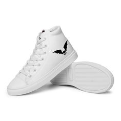 Step up your shoe game with the High Top Canvas Shoes. These handmade, funky shoes are sure to spice up someone's outfit. Get yours now! Trendy Fall High-top Sneakers, White High-top Sneakers For Fall, Trendy High-top Sneakers For Fall, Trendy Ankle-high Canvas Shoes, Trendy High-top Canvas Shoes With Gum Sole, Casual High-top Sneakers With White Sole For Fall, Trendy High Ankle Sneakers For Fall, Trendy High Ankle Fall Sneakers, Trendy Canvas High-top Sneakers For Streetwear