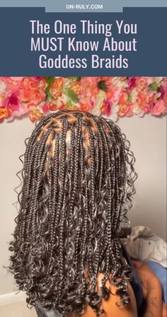 Looking for goddess braids tips? 🙋🏽‍♀️ We've got you covered! Check out our top tip for maintaining gorgeous, healthy goddess braids that will have you swooning. #goddessbraids #braidedhair #blackwomen #hairstyling #hairstyles #braids How To Maintain Goddess Braids, Black Goddess Braids, Goddess Braids Cornrows, Short Goddess Braids, Braids Tips, Hair Cornrows, Goddess Braid Styles, Goddess Braid, African Braids Hairstyles Pictures