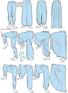 the instructions for how to wear pants and leggings in different positions, from top to bottom