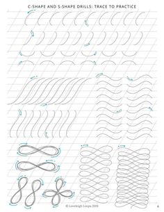 the steps in how to draw waves and lines