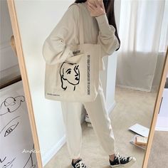 Handbags Type: Shoulder BagsTypes of bags: Shoulder & HandbagsMain Material: CanvasLining Material: CanvasShape: Casual ToteCN: ZhejiangHardness: SOFTPattern Type: LetterExterior: NONEOccasion: VersatileClosure Type: zipperGender: WOMENStyle: CasualNumber of Handles/Straps: Two? Casual Beige Canvas Shopping Bag, Casual Canvas Pouch Bag For Daily Use, Casual Canvas Shoulder Bag Gift, Casual Crochet Shoulder Bag, Beige Canvas Bag For Summer Errands, Cream Canvas Travel Gift Bag, Casual Cream Pouch Canvas Bag, Cream Casual Gift Bag, Casual Cream Gift Bag