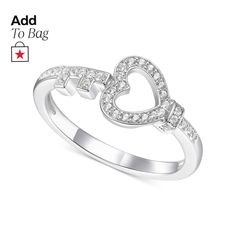 in stock Macy's Sterling Silver Promise Diamond Ring, Macy's Sterling Silver Promise Ring, Macy's Diamond Ring As A Gift, Macy's White Gold Diamond Ring Gift, Macy's Rings With Diamond Accents For Gift, Macy's Cubic Zirconia Rings For Gift, Macy's Sterling Silver Diamond Ring For Anniversary, Classic Gift Diamond Ring From Macy's, Macy's Vvs Clarity Diamond Ring As Gift