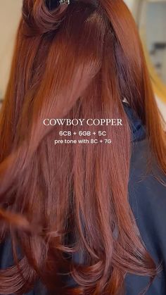 Hair Color Copper Brown, Hair Color Red Brown, Hair Color Copper, Copper Brown Hair Color, Red Brown Hair Color, Balyage Hair, Copper Brown Hair, Hair Refresh, Cowboy Copper