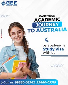 Take an adventurous journey in Australia's breathtaking landscapes and vibrant cities . . Let's make your dreams of studying abroad a reality! 📚✈️ dial +91 9988003310 or +91 9988003342. . #australianstudy #dreamabroad #studyinaustralia #australiavisa ##studyoverseas #immigrationexperts #visaking #gee #FastProcessing #gurpreetwander #geeimmigration Study In Australia Creative Ads, Our Services Post Design, Study Abroad Ads, Study Abroad Poster Design, Study Overseas, Study In Australia, Australia Visa, Ads Creative Advertising Ideas