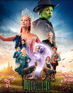 the wizard movie poster with many characters