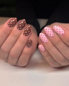 birthday nails for the QUEEN #birthdaynails #nailinspo Fun Birthday Nails, Polka Dot Nails, Dots Nails, Birthday Nails, Birthday Fun, Nail Trends, The Queen, Pink Nails, Nail Ideas