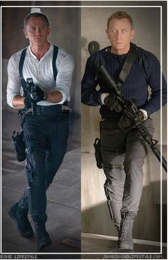 Tactical Style Men, Daniel Craig James Bond Style, James Bond No Time To Die, James Bond Outfits Men, James Bond Casual Style, Daniel Craig Outfit, James Bond Costume, Craig 007, 007 Style