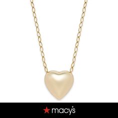 in stock Classic Heart-shaped Macy's Jewelry, Macy's Jewelry With Heart Charm, Classic 14k Stamped Necklace For Valentine's Day, Classic Valentine's Day Necklace Stamped 14k, Mens Cologne, Mens Gift Sets, Eyeshadow Makeup, Baby Clothes Shops, Heart Pendant Necklace