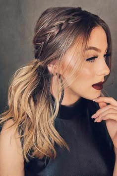 Long Ponytail Hairstyles, Side Ponytail Hairstyles, Ponytail Ideas, French Braid Ponytail, Side Braid Hairstyles, Ponytail Hairstyles Easy, Black Ponytail Hairstyles, Twist Ponytail, Side Ponytail