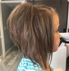 Choppy Lob for Fine Hair Kids Hair Cuts Girls Fine Hair, Toddler Girl Bob Haircut, Toddler Bob Haircut Fine Hair, Girls Lob Haircut Kids, Short Hair Cuts For Kids Girls Ideas, Bob Haircut Girls Kids, Girl Hair Cuts Medium Length Kids, Sharon Osbourne Hair, Kids Short Haircuts