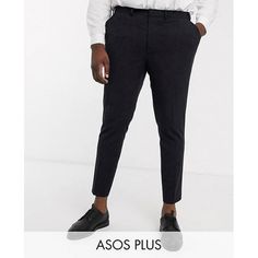 Asos Men's Plus Super Skinny Cropped Smart Pants New With Tag, Never Worn. #Tds287p Smart Pants, Asos Men, Pants Color, Mens Pants, Asos, Man Shop, Pants, Black, Color