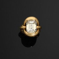 Rene Boivin, Diamond Baguette Ring, 1970 Dream Engagement Rings, Bling Rings, Van Cleef, Dream Ring, Jewelry Inspo, Yellow Gold Rings, Lalique, Diamond Rings, Jewelry Inspiration