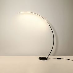 a lamp that is on top of a table