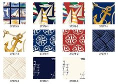 the different types of sailboats are depicted in this chart, and each has an anchor on it