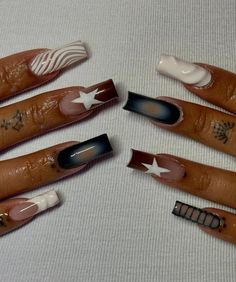 Dope Nails, Nails Nailart, Nail Ideas, Nail Designs, Nail Art, Nails, Stars, Art